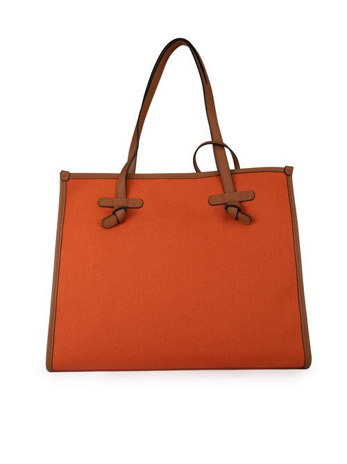 Borsa Shopping Marcella in canvas Corallo GIANNI CHIARINI | BS 6850 COMMCORALLO-CORDA-CARAMEL